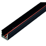 Binario Magnetico Elettrificato 24v Mini Rail mm.11x10,2 cm.200 Nero con Clip | Luce Viva